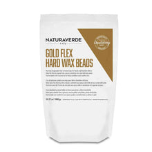 Load image into Gallery viewer, NaturaverdePro - NEW! BULK SIZE GOLD FLEX HARD WAX BEADS, 11 lbs