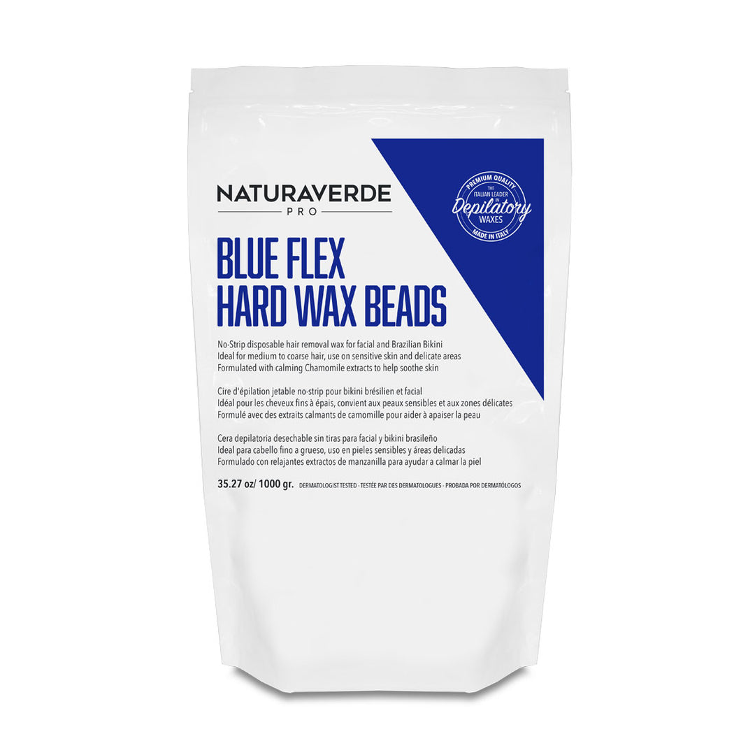 NaturaverdePro - Blue Flex Hard Wax Beads